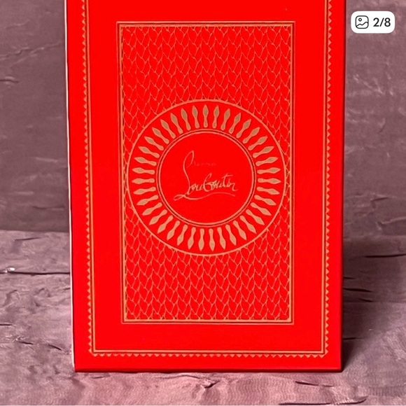 Christian Louboutin Other - Christian Louboutin Red Box with Gold Detailing
